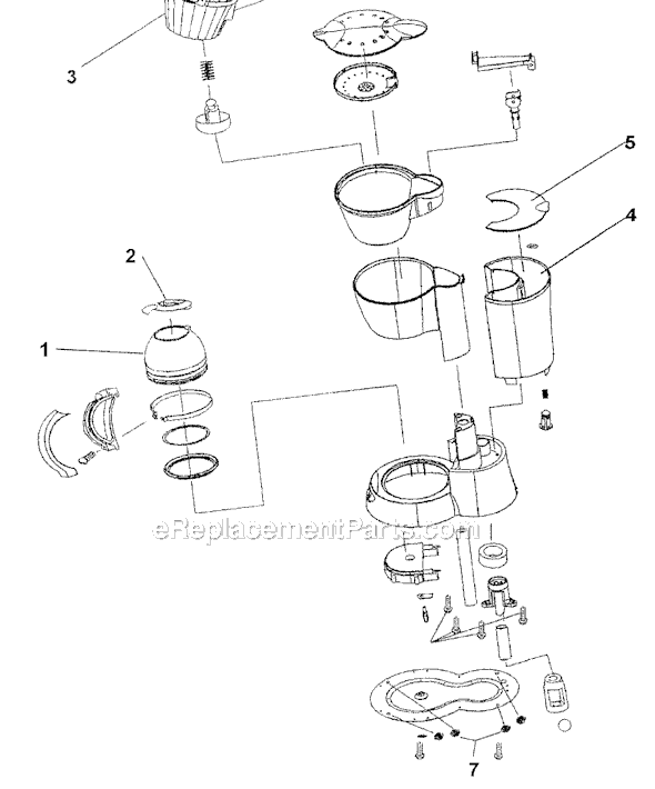 Page A Diagram and Parts List for SPX3  Mr Coffee Coffee Maker